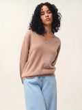 Pull Col V  - Gardoria - Camel Chiné
