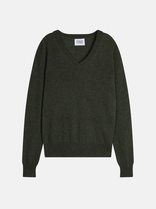 Jersey Cuello en V - Gardoria - Kaki