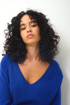 Jersey de cuello en V - Giusalet - Azul