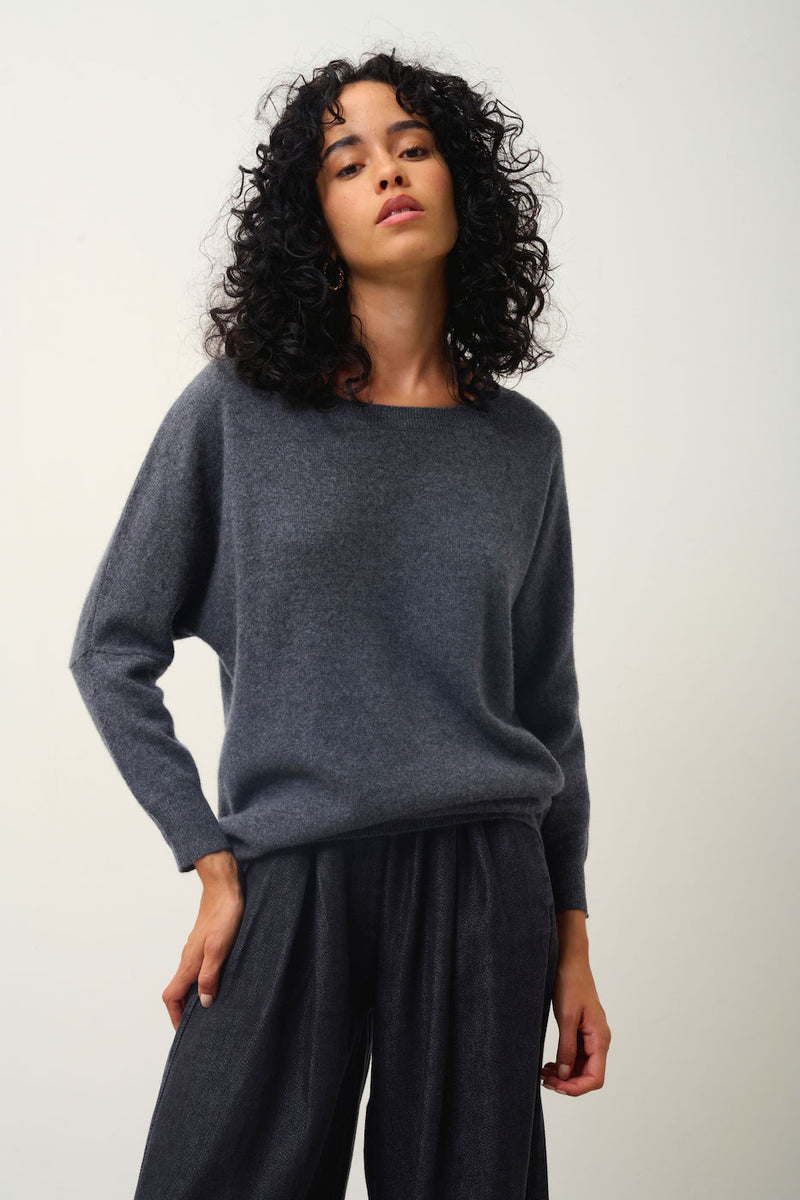 Pull Chauve Souris - Goléon - Anthracite Chiné