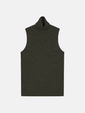 Roll-Neck Jumper - 100% 2-Ply Cashmere - Marl Khaki