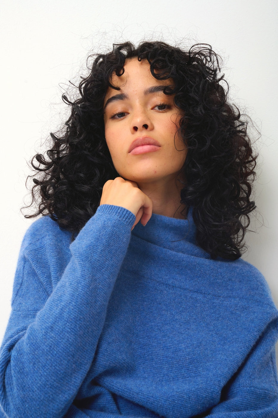 Pull Col Roulé - Collin - Bleu Denim