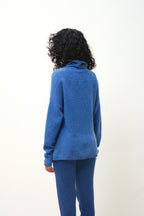 Pull Col Roulé - Collin - Bleu Denim