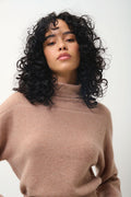 Pull Col Roulé - 100% Cachemire 2 Fils - Camel Chiné