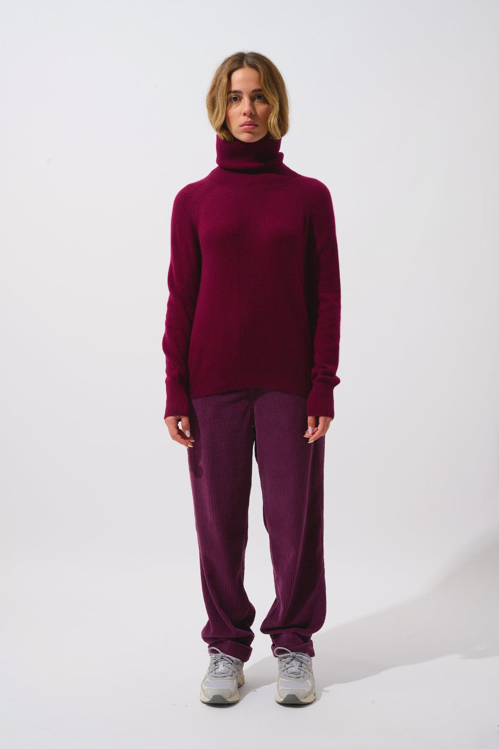 Roll-Neck Jumper - Dolce - Red