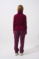 Pull Col Roulé - Dolce - Rouge