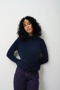 Roll-Neck Jumper - Dolce - Navy