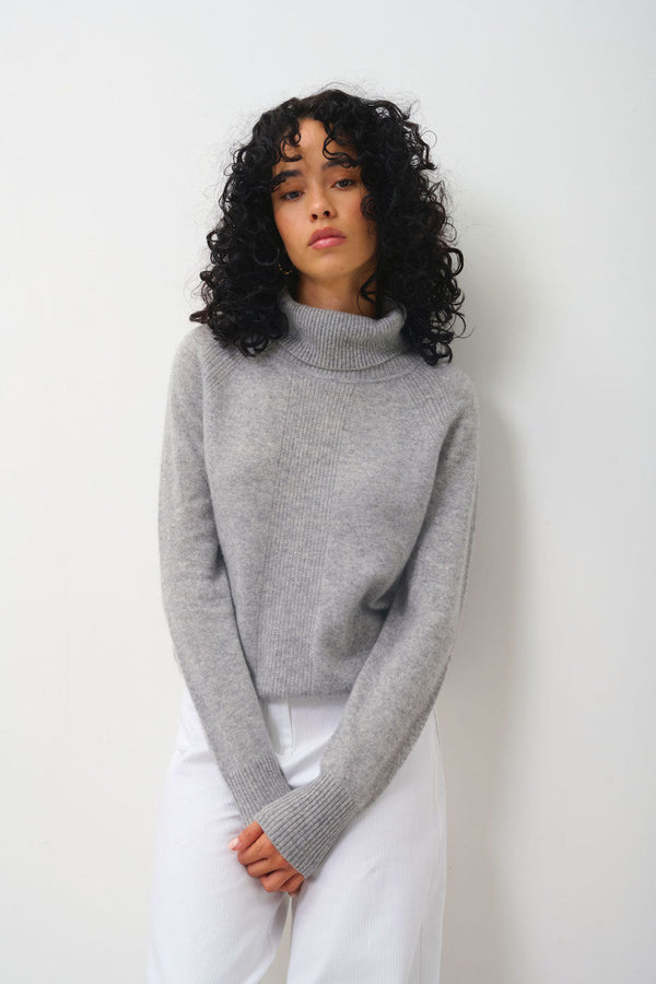 Jersey Cuello Vuelto - Dolce - Gris