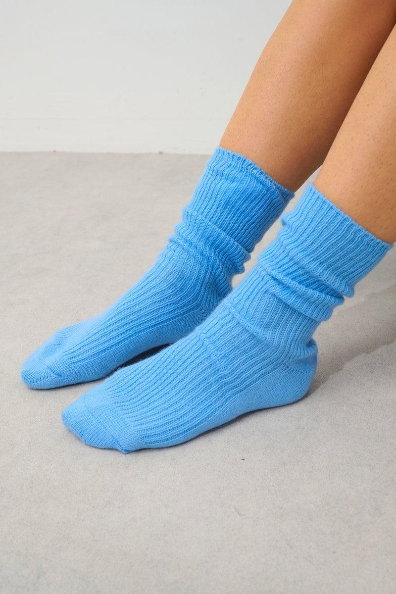 Chaussettes 4 Fils Chewila - Baby Blue - 100% Cachemire 4 Fils - Mixte