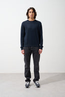 Pull Col Rond Aiglière - Caviar - 100% Cachemire 2 Fils