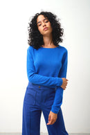 Pull Col Rond - Epéna - Bleu