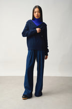 Pull Capuche 6 Fils - Khandro - Navy