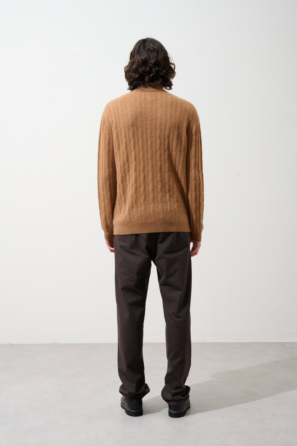 Pull Col Roulé - Kona - Noisette