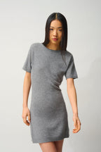 Robe Col Rond Sans Manches - Lynn - Marron
