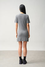 Robe Col Rond Sans Manches - Lynn - Marron
