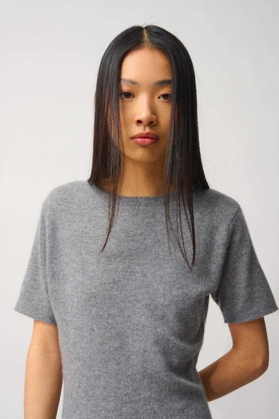 Robe Col Rond Sans Manches - Lynn - Marron