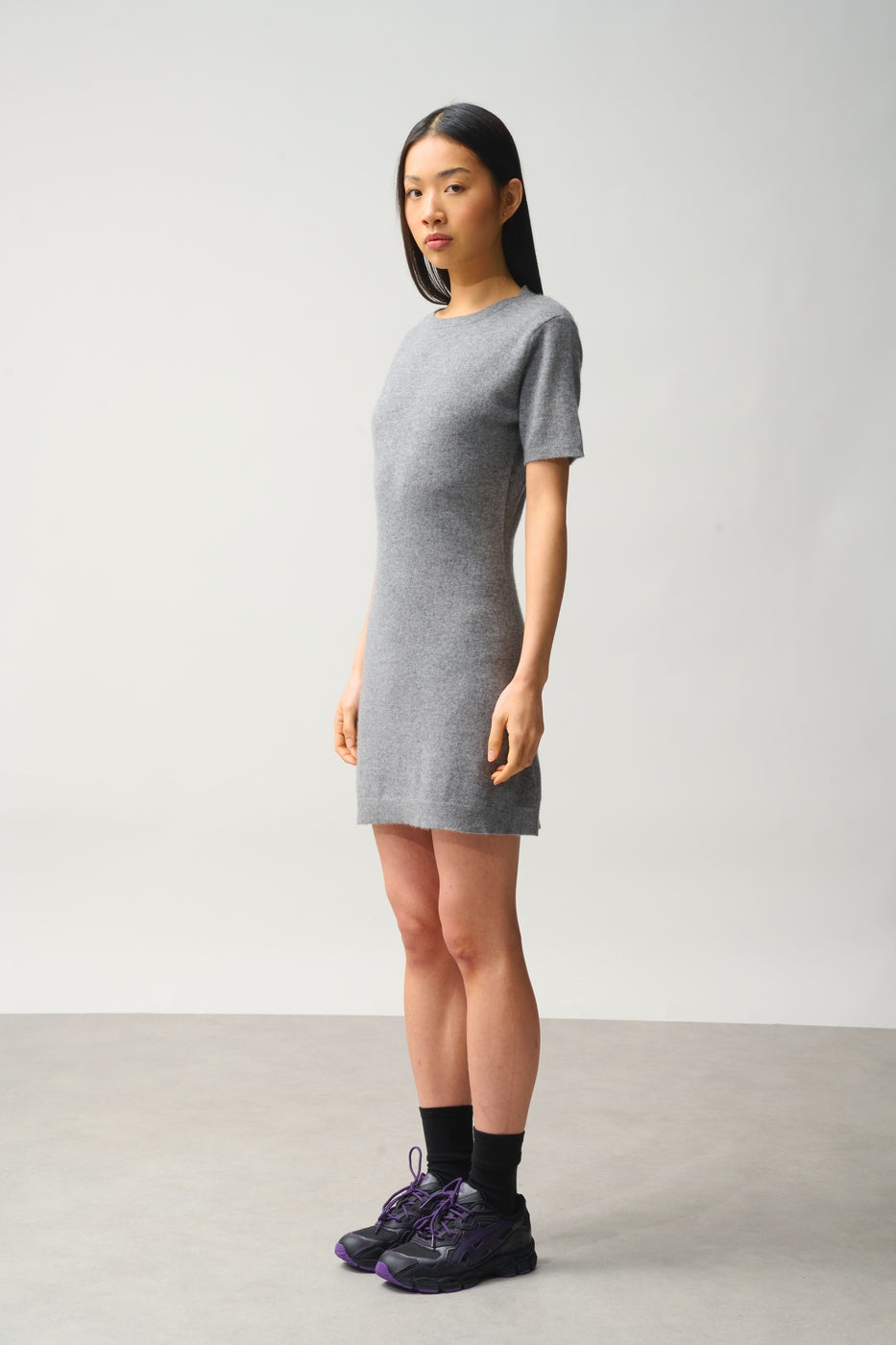Robe Col Rond Sans Manches - Lynn - Marron