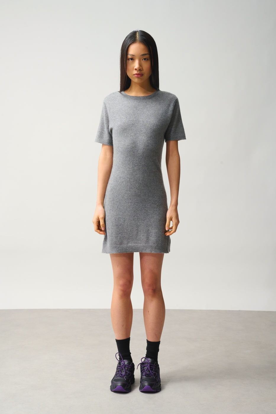 Robe Col Rond Sans Manches - Lynn - Marron