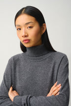 Roll-Neck Jumper - Madeline - Flecked Anthracite