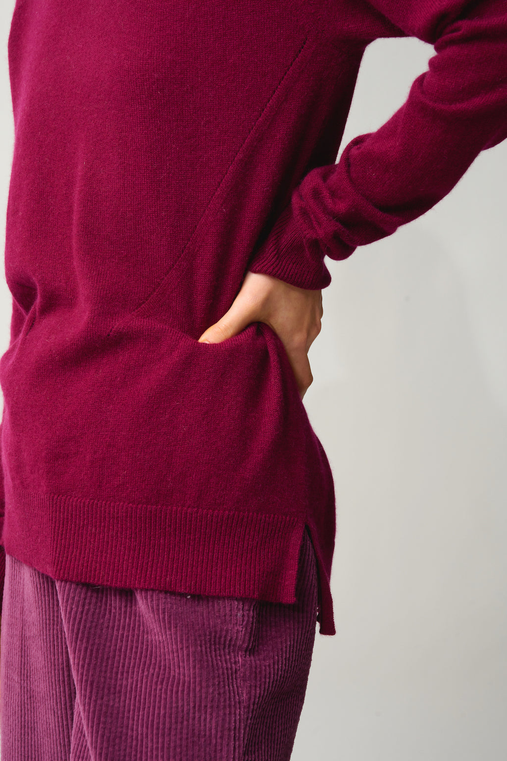 Pull Col Roulé - Madeline - Bordeaux