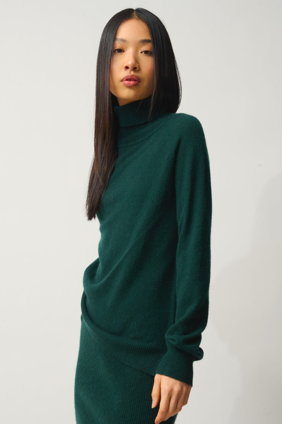 Jersey de cuello alto - Madeline - Ciprés
