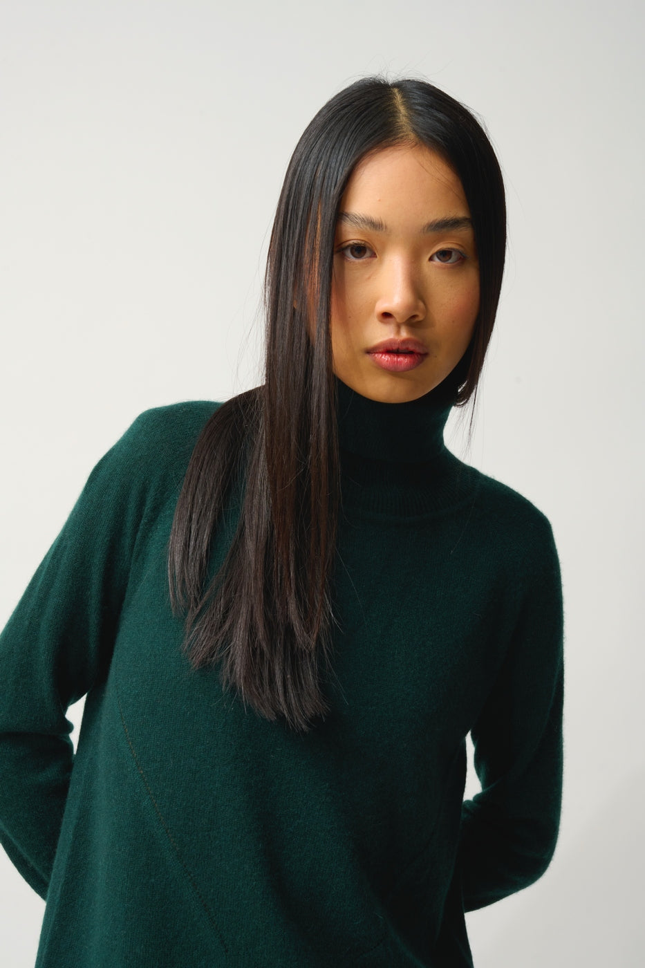 Jersey de cuello alto - Madeline - Ciprés