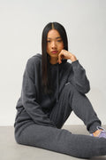 Jogging - 100% Cachemire 2 Fils - Anthracite Chiné