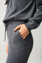 Jogging - 100% Cachemire 2 Fils - Anthracite Chiné