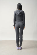 Jogging - 100% Cachemire 2 Fils - Anthracite Chiné