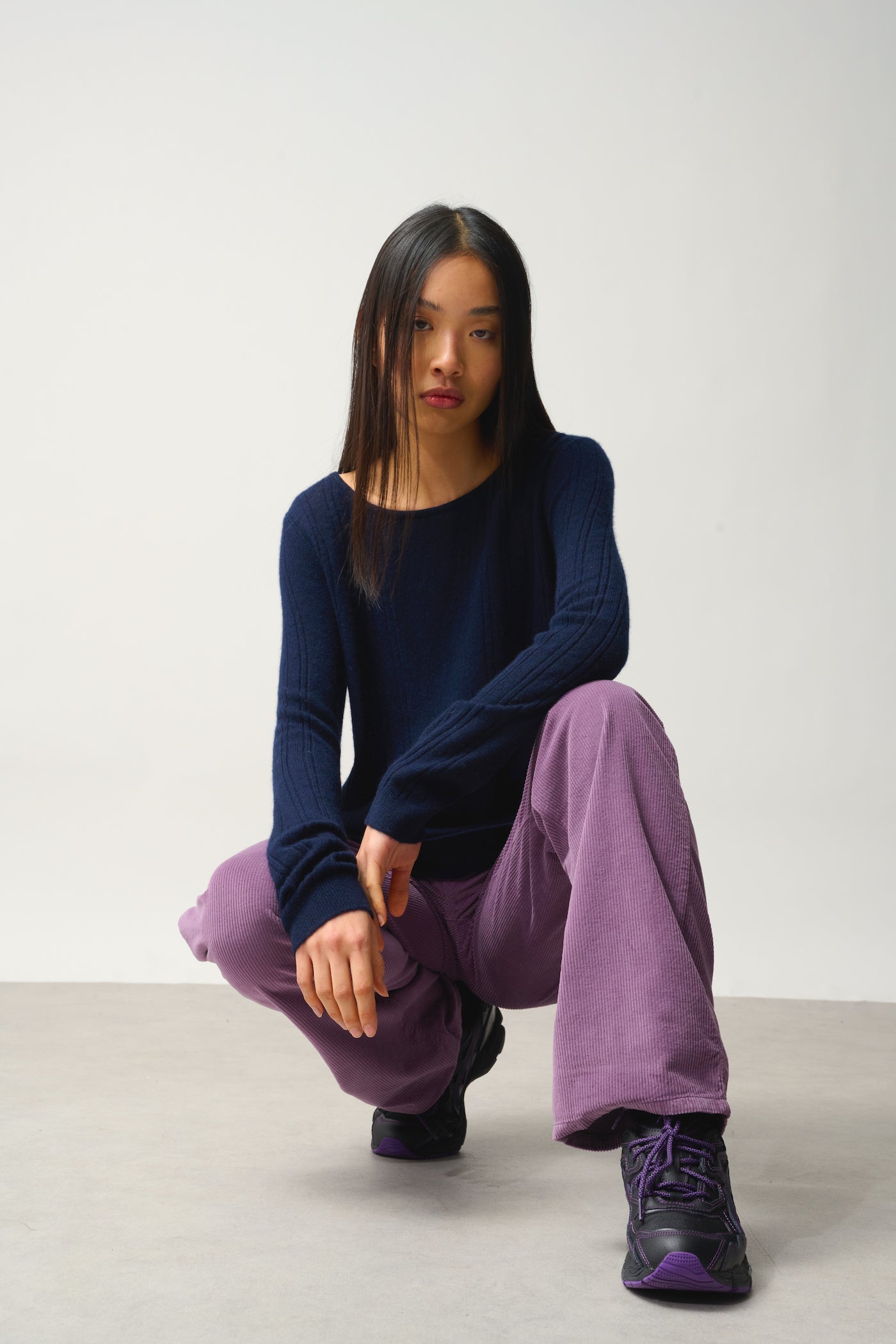 Jersey Cuello Barco - Diana - Navy