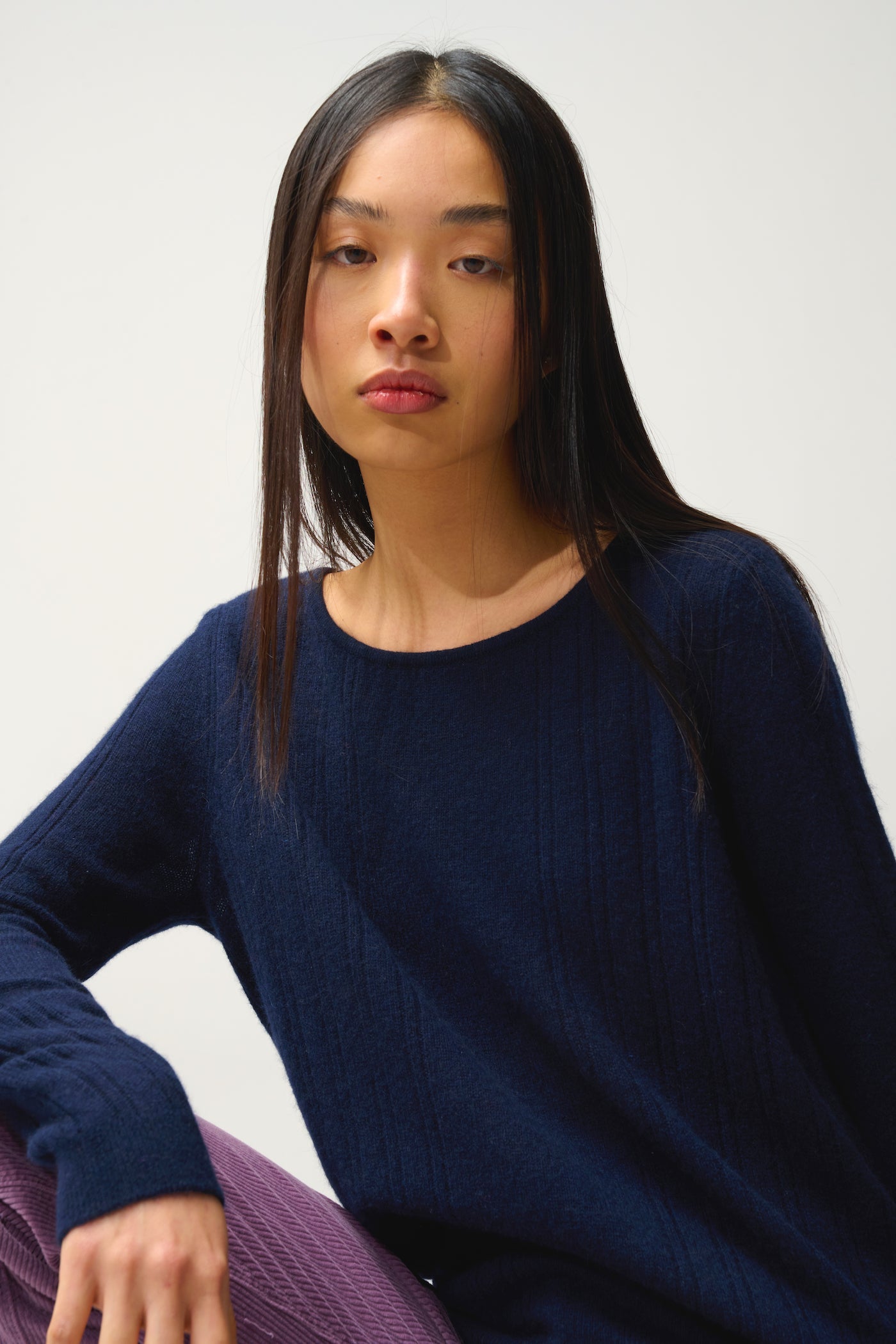 Jersey Cuello Barco - Diana - Navy