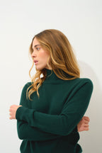Jersey Cuello Vuelto - Eileen - Ciprés