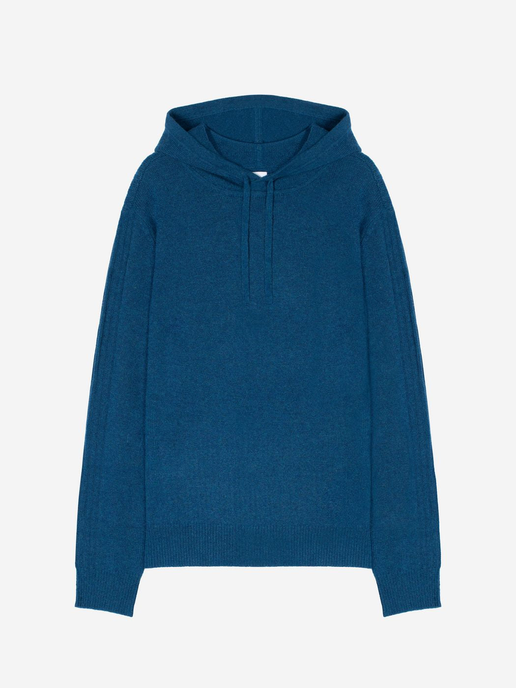 4-Ply Hooded Jumper - Bendt - Marl Blue