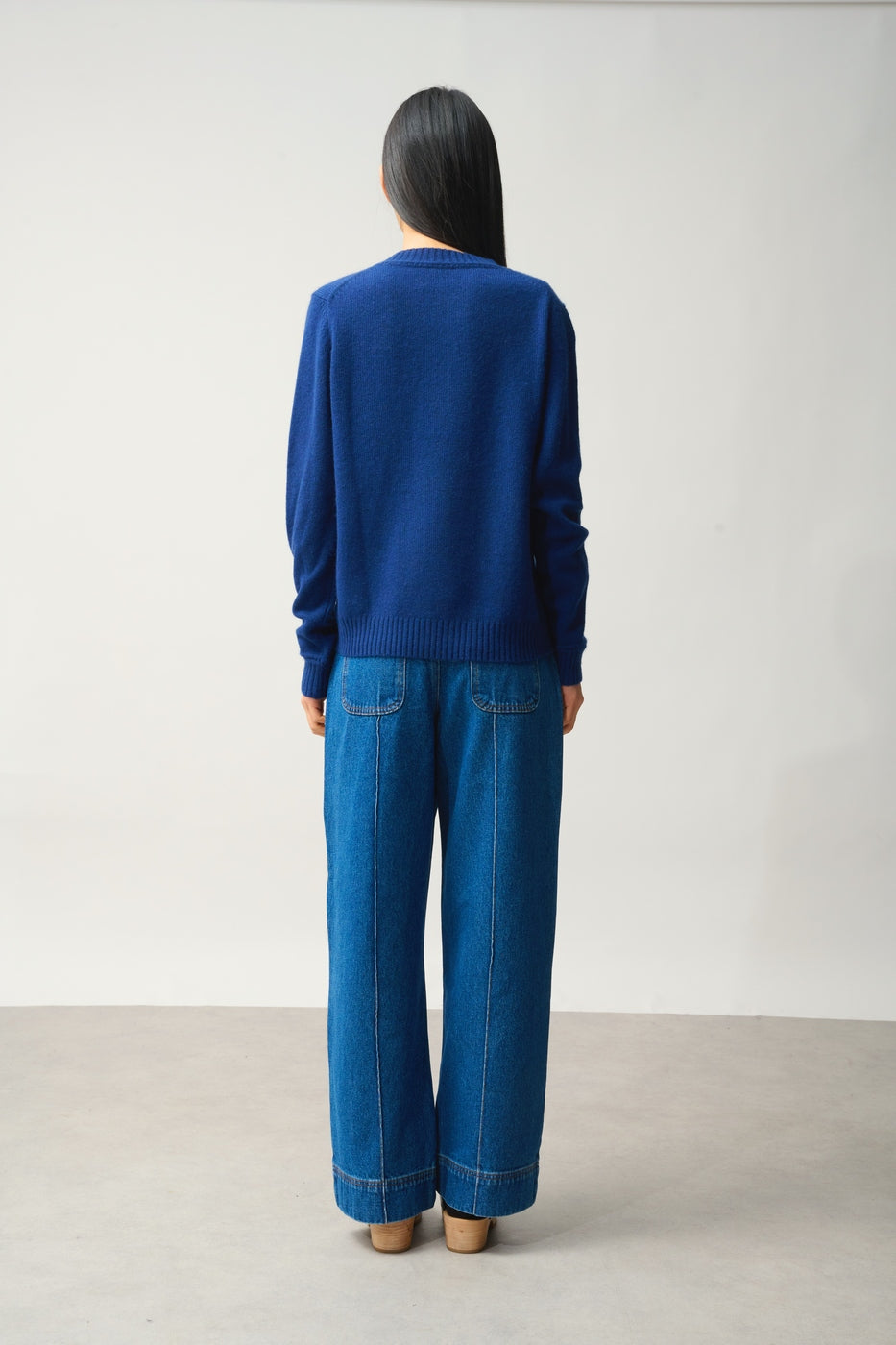 Pull Col Rond 4 Fils - Jetsan - Minuit