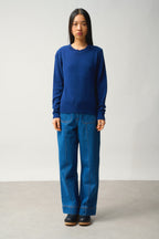 Pull Col Rond 4 Fils - Jetsan - Minuit