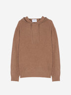 Pull Capuche 4 Fils - Mida - Noisette