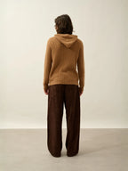 Pull Capuche 4 Fils - Mida - Noisette