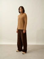 Pull Capuche 4 Fils - Mida - Noisette