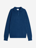 Polo de Manga Larga - Charvet - Azul