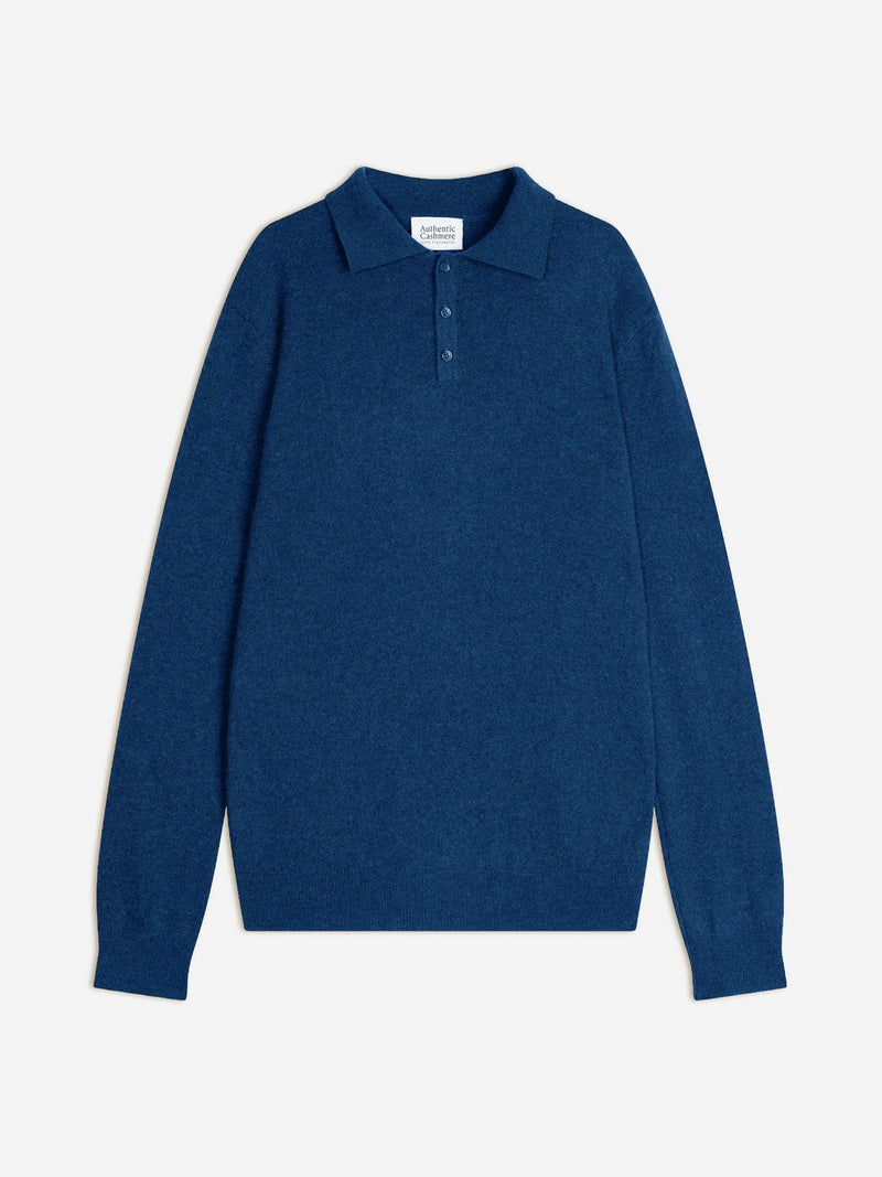 Polo Manches Longues - Charvet - Bleu