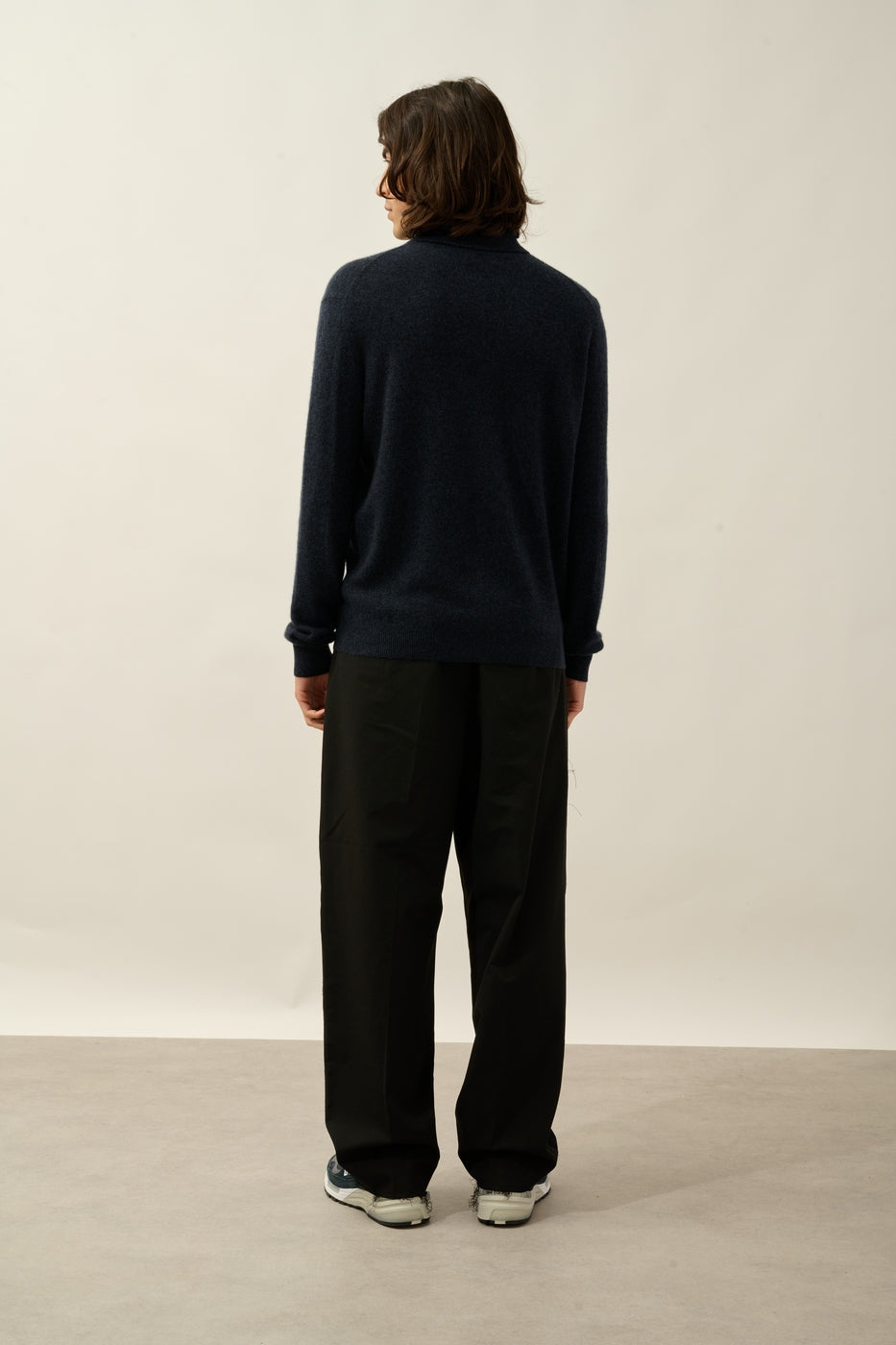 Polo Manches Longues - Charvet - Noir