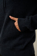 Pull Capuche Poche Kangourou - Casper - Noir