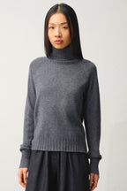 Jersey de Cuello Vuelto - Cassy - Antracita Jaspeado