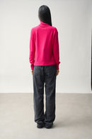 Pull Col Roulé - Cassy - Rose