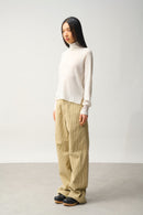 Pull Col Roulé - Cassy - Beige