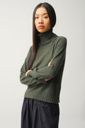 Roll-Neck Jumper - 100% 2-Ply Cashmere - Khaki