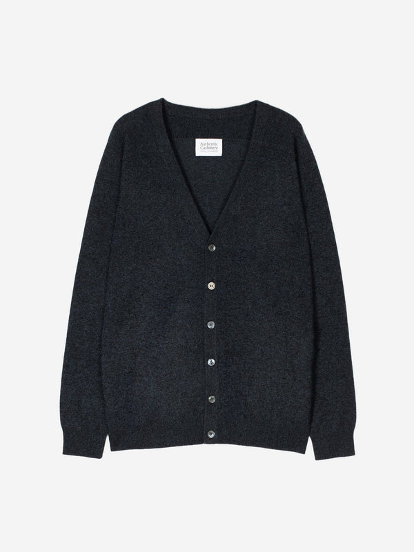 Cardigan Cuello V - Pipa - Negro