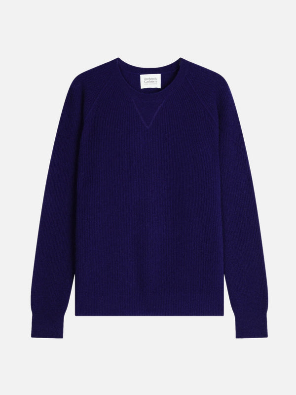 Round-Neck Jumper - Célimène - Purple