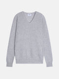 Pull Col V  - Jardon - Gris