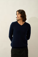 Pull Col V - Jardon - Navy